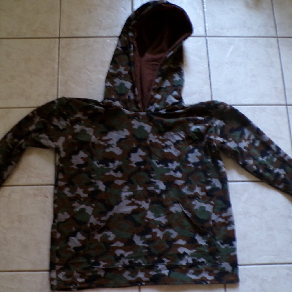 1/1 Ucantseeme Custom UNIQUE Hoodie one of one Camo Designed /Stitched Eric Seed